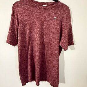 Gymshark Red Short Sleeve Tee